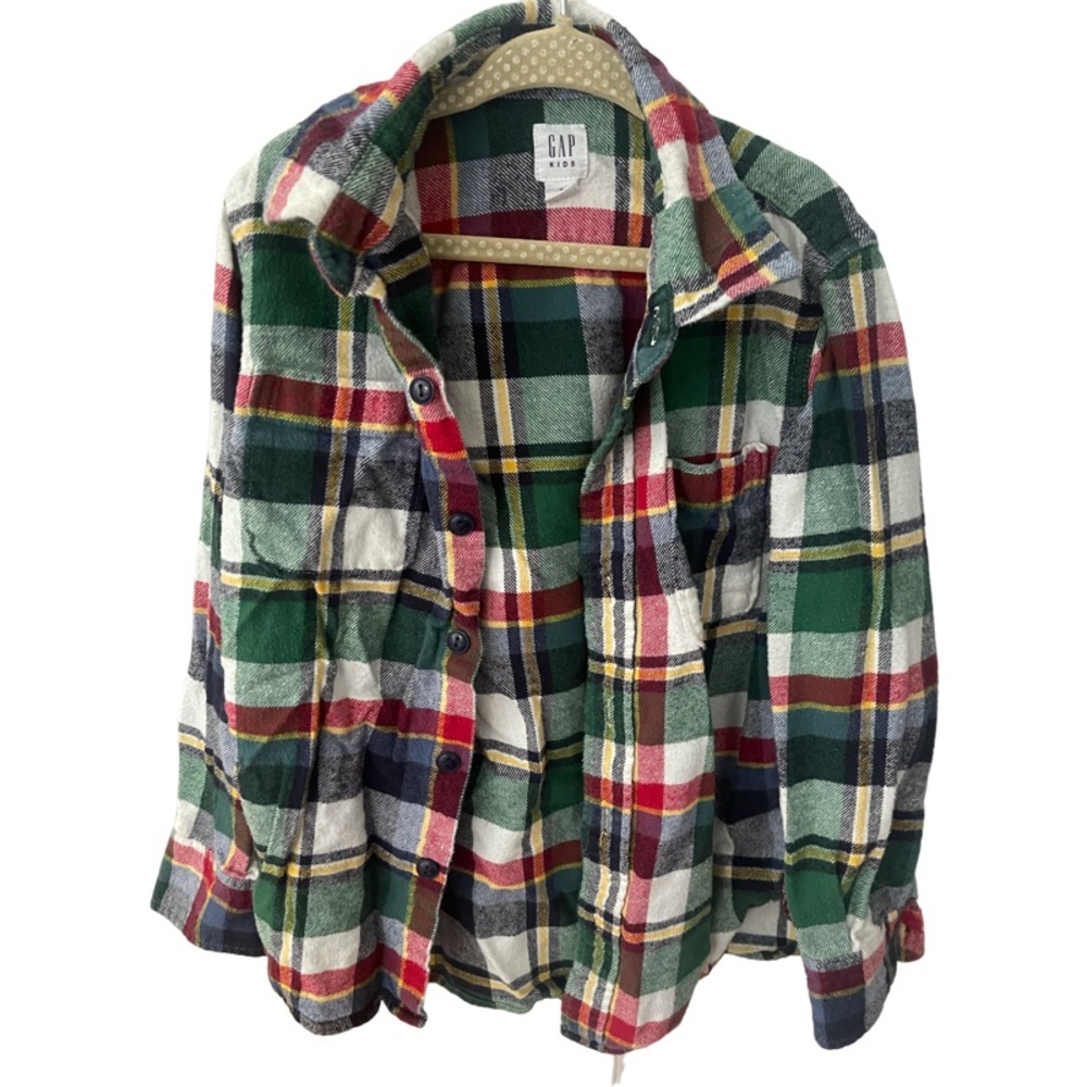 GAP Kids flannel long sleeve shirt, Size S